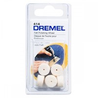 Discos De Fieltro Para Pulir 1/2" Dremel 414